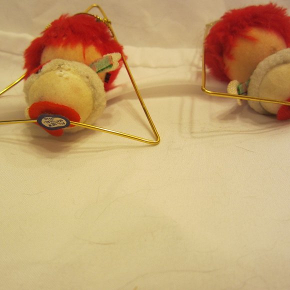RARE RETRO 60'S PAIR OF TIGHTROPE/TRAPEZE WALKER ORNAMENTS, MADE IN JAPAN - Picture 4 of 5